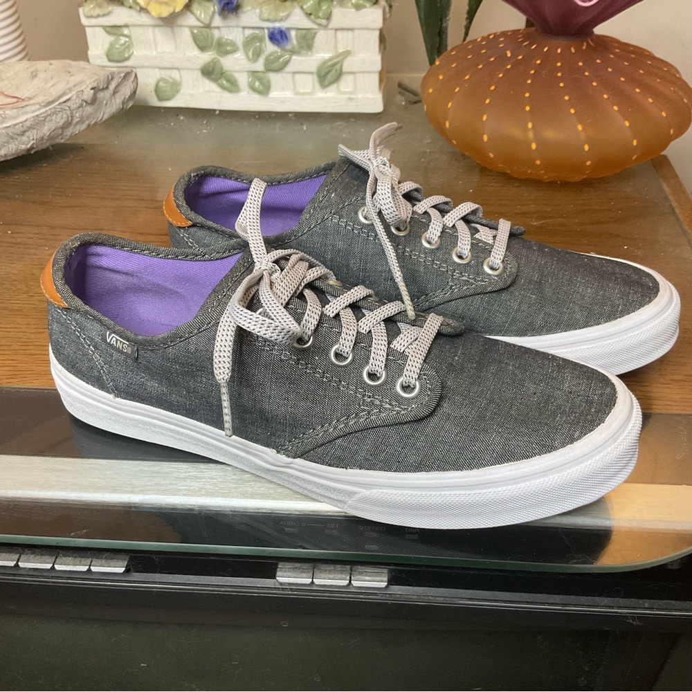 VANS WOMENS CAMDEN DELUXE SNEAKERS SZ 8